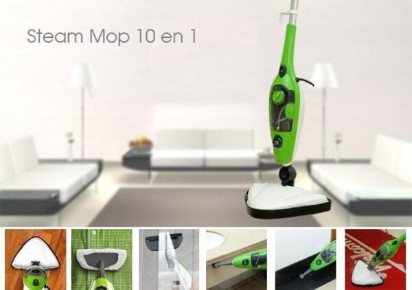 546375918 Unique Design 6in 1 Multifunction Steam Mop X10 Steam Cleaner on TV