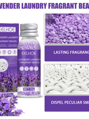 Lavender Laundry Perfume Beads, Laundry Decontamination Protective Clothing Soft Lasting Fragrance Beads