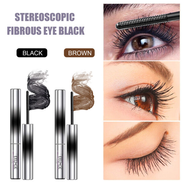 546520564 Curl Your Mascara, Eyelashes Black Beautiful Natural Thick Sweat-Proof, Not Smudgy, Not Makeup Off Slim Long
