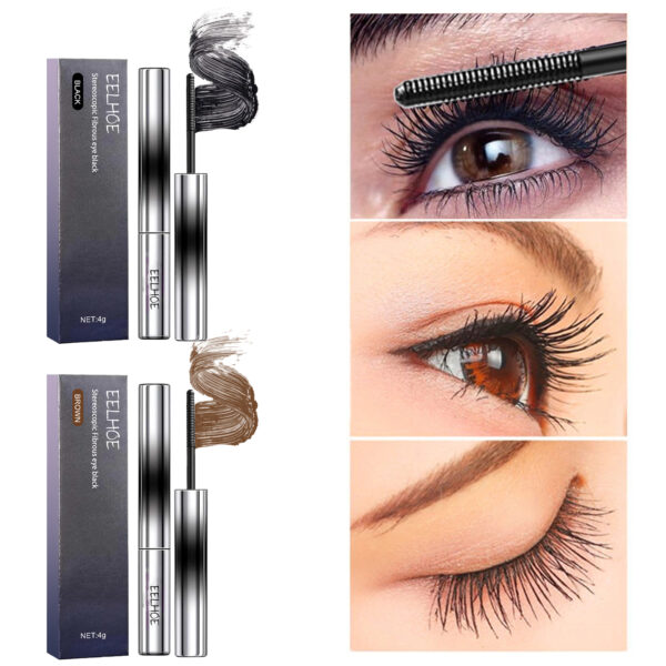 546520562 Curl Your Mascara, Eyelashes Black Beautiful Natural Thick Sweat-Proof, Not Smudgy, Not Makeup Off Slim Long