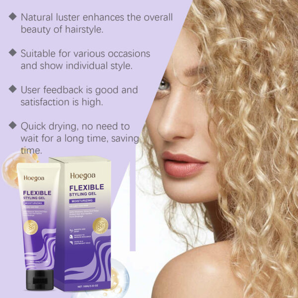 546519899 Curl Styling Gel Hair Moisturizing Light Refreshing Curl Styling Long Lasting Care Gel